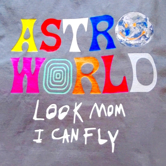 Travis Scott Inspired -Astro World Look Mom I can fly - Picture 2 of 9